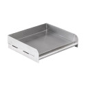 Plancha universelle en inox L 32 x P 28 cm Grillfürst