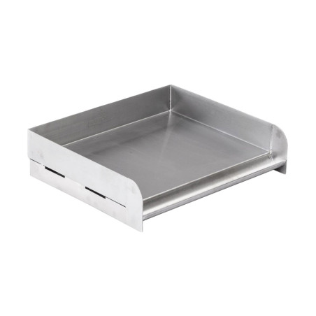 Plancha universelle en inox L 32 x P 28 cm Grillfürst