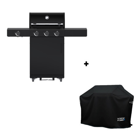 Pack barbecue gaz Heat-C 335 Outdoorchef et housse Nordic Flame