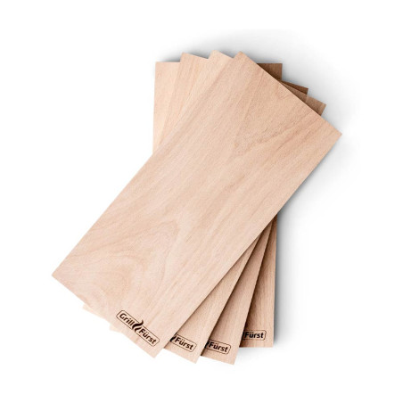 4 planches à fumer en hêtre Grillfürst