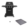 Pack barbecue gaz Royal 320 Shadow et plancha en fonte Broil King