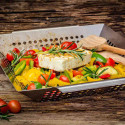 Cuisson d'aliments dans le grand panier à légumes Grillfürst