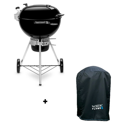 Pack barbecue charbon Master-Touch 5770 Weber + housse de protection Nordic Flame