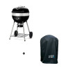 Pack barbecue charbon Kettle PRO 57 cm Napoléon et housse premium Nordic Flame
