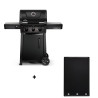 Pack barbecue gaz Freestyle 365 noir Napoléon et une plancha en fonte émaillée