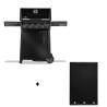 Pack barbecue gaz Freestyle 425 noir Napoléon et plancha en fonte émaillée