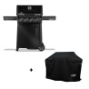 Pack barbecue gaz Napoléon Freestyle 425 noir et housse de protection Nordic Flame