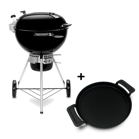 Pack Barbecue Weber Master-Touch 5770 + Plancha Fonte