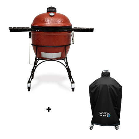Pack barbecue kamado Big Joe I Kamado Joe et une housse de protection premium Nordic Flame