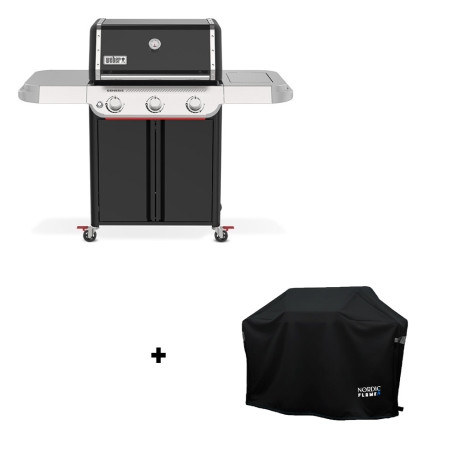 Pack barbecue gaz Genesis E-315W Weber + housse premium Nordic Flame