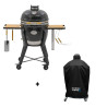 Pack barbecue kamado TWO.66 Monolith + housse premium Kamado XL Nordic Flame