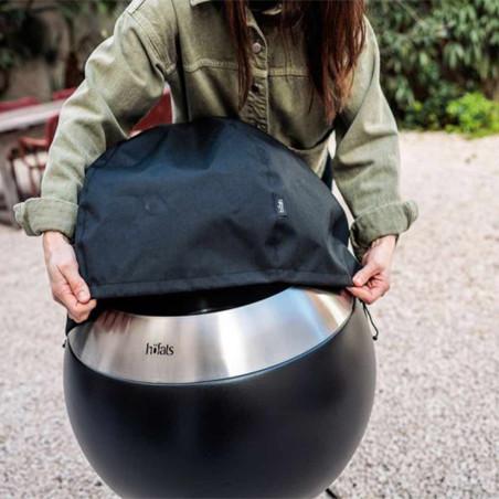 Housse de protection pour brasero Moon 55 Höfats - installation