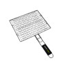 Grille barbecue enveloppante L 34 x P 28 cm en acier chromé - Cook'in Garden