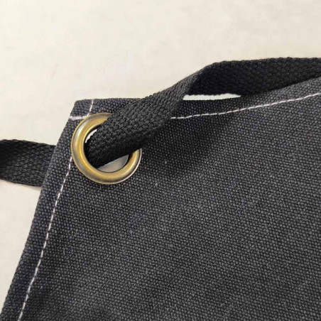 Tablier en jean avec décapsuleur Esprit Barbecue - zoom oeillet