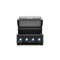 Barbecue gaz encastrable Baron 420 Shadow Broil King - couvercle ouvert