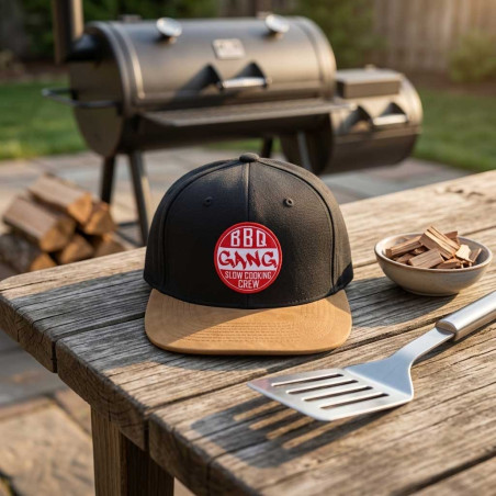 Casquette snapback avec visière en daim Esprit Barbecue - ambiance