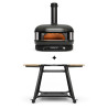 Pack four à pizza Dome noir Gozney + chariot