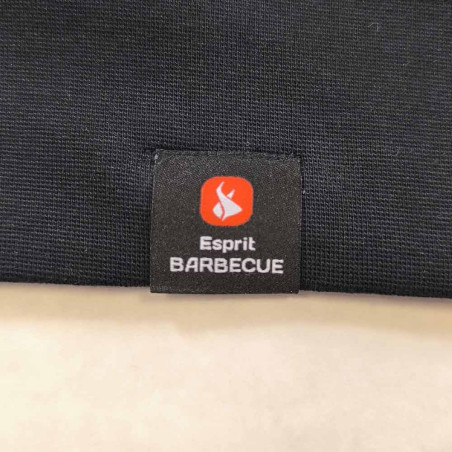 Sweat noir Esprit Barbecue - zoom logo