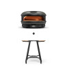 Pack Gozney four à pizza Arc XL noir et chariot