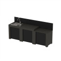 Cuisine CLASSIC 3 modules-Gris cargo ENO - Studio
