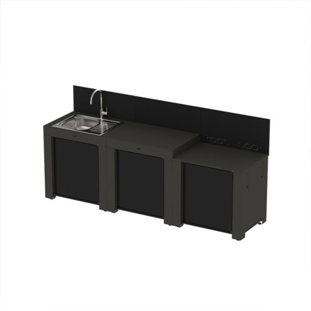 Cuisine CLASSIC 3 modules-Gris cargo ENO - Studio
