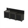 Cuisine CLASSIC 3 modules-Gris cargo ENO - Studio