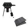Pack barbecue charbon Magnus Comfort et plancha en fonte émaillée Barbecook
