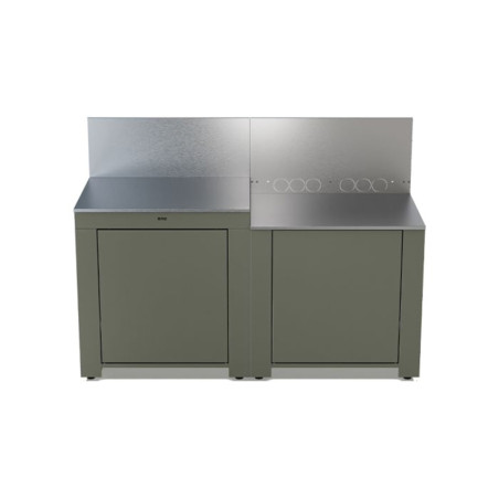 Cuisine ESSENTIAL  2 modules Sauge ENO - Studio face