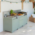 Cuisine CLASSIC 3 modules Sauge ENO - Extérieure latéral gauche