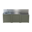 Cuisine CLASSIC 3 modules Sauge ENO - Studio face