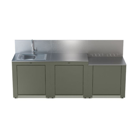 Cuisine CLASSIC 3 modules Sauge ENO - Studio face