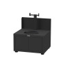 Meuble kamado 80 X 70 cm Noir LeMarquier - Studio vide