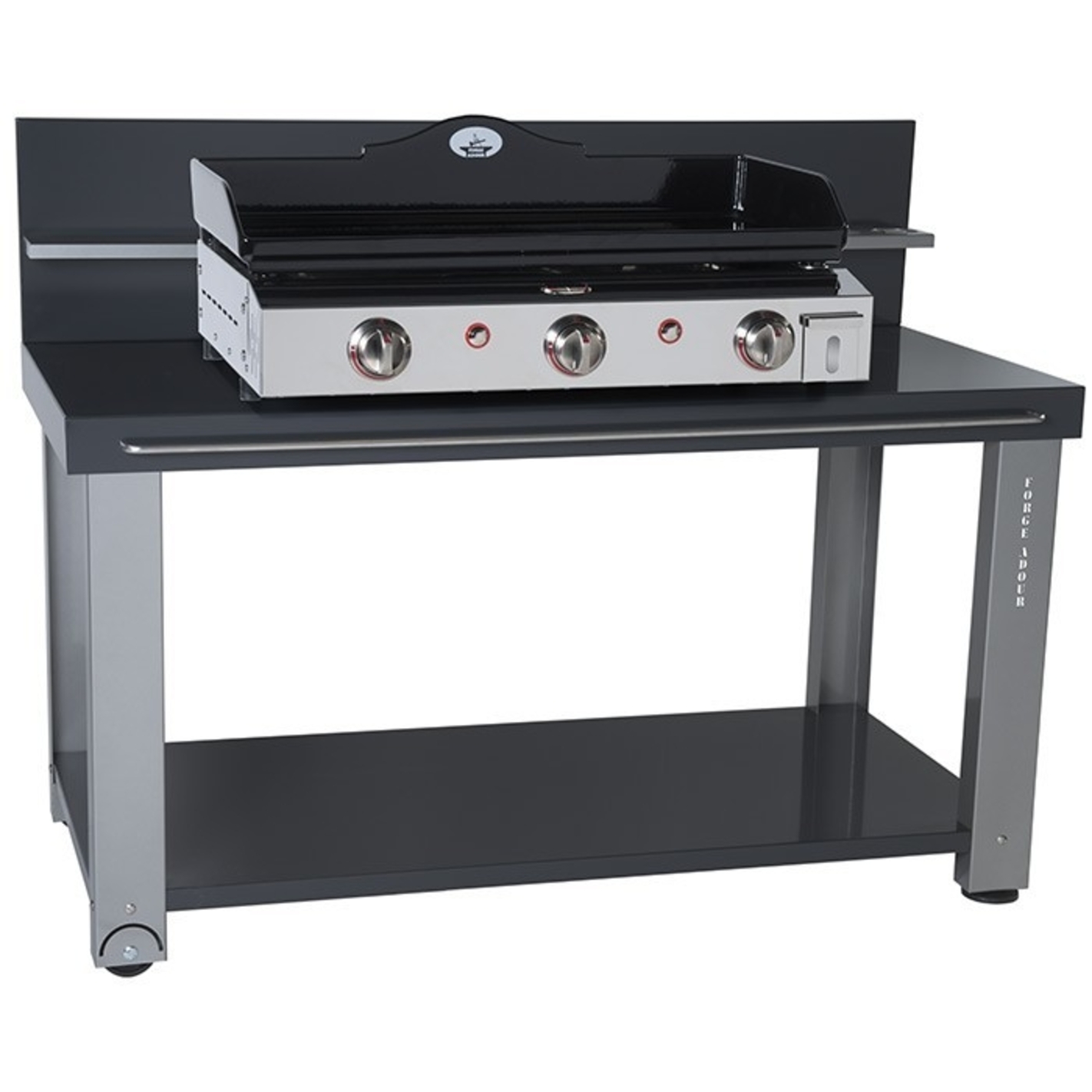 Table roulante 750 Gris/Orage - Forge Adour Table roulante 750 Gris/Orage - Forge Adour