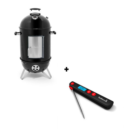 Pack fumoir Oskar M + thermomètre digital Barbecook
