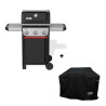 Pack barbecue gaz Good Spirit E-310 Weber + housse premium 135 cm Nordic Flame