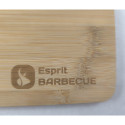 Planche à découper en bambou Esprit Barbecue - logo