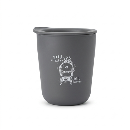 Mug isotherme gris Esprit Barbecue