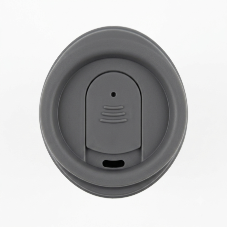 Mug isotherme gris Esprit Barbecue - clapet