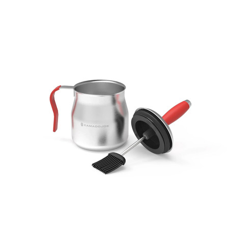 Pot à badigeonner en acier + pinceau Kamado Joe