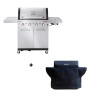 Pack barbecue gaz Professional PRO S4 + housse premium 4 brûleurs - Char-Broil