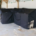 Installation housse sur module d'angle 60 cm ENO