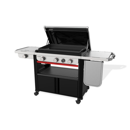 Plancha gaz Slate 76 cm avec brûleur latéral Weber
