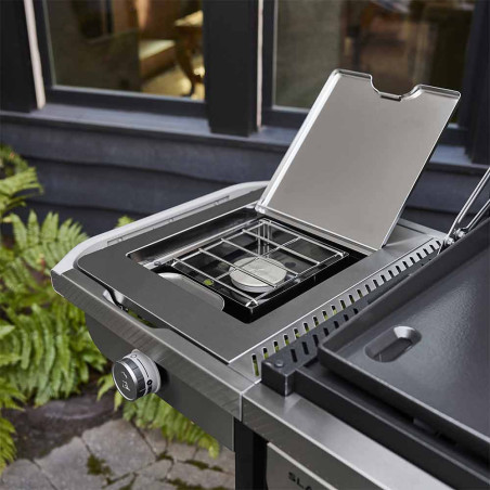 Plancha gaz Slate GPSB 76 cm Weber - bruleur latéral