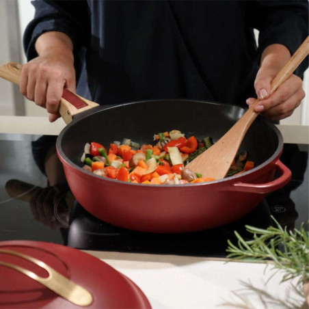 Poêle 8-en-1 La Fabuleuse Passion 24 cm Cookut - cuisson de légumes