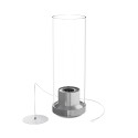 Cheminée de table Dance 1200 Höfats argent