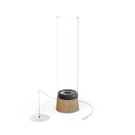 Feu de table SPIN air 1500 Höfats - chêne couvercle extinction