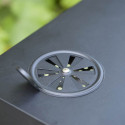 Fumoir électrique et à charbon Olav Barbecook - clapet de ventilation