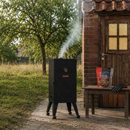 Fumoir électrique et à charbon Olav Barbecook - ambiance