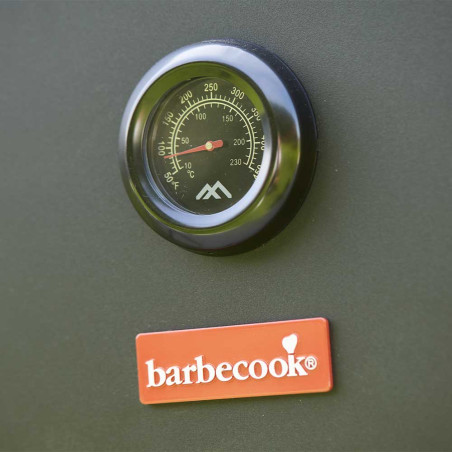 Fumoir électrique et à charbon Olav Barbecook - thermomètre