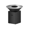 Brasero plancha Origine 98 en acier noir Oyat